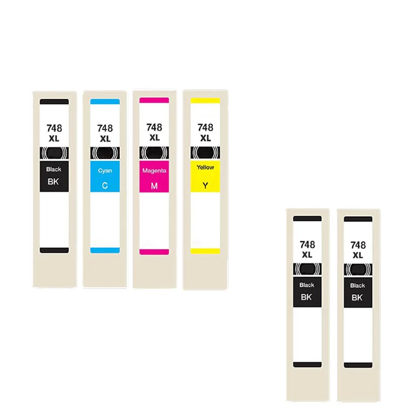 Compatible Epson WorkForce Pro WF-6590 Printer Ink Cartridges (6 Pack) -T748XL120 Multipack