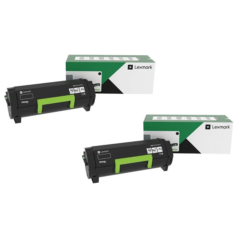 Lexmark 66S1000 Black Original Toner Cartridges Twin Pack (2 Pack)