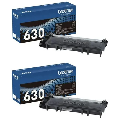 Brother TN630 Black Original Standard Capacity Toner Cartridges Twin Pack (2 Pack)