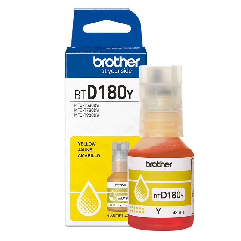 Brother BTD180Y Yellow Original Ink Bottle