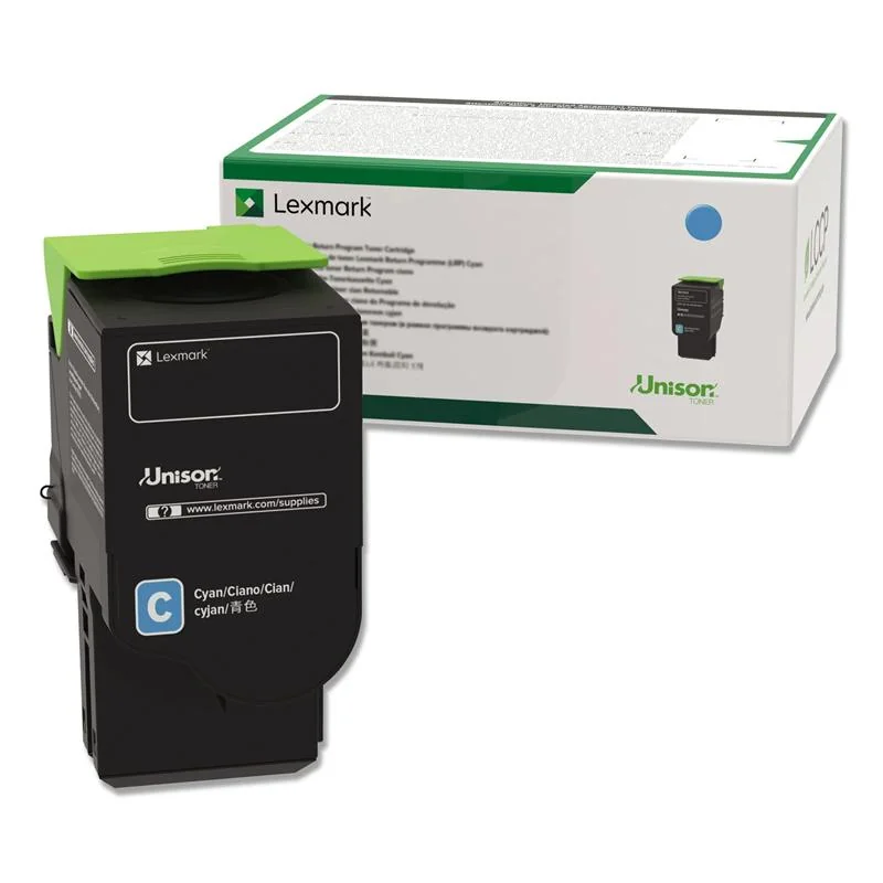 Lexmark 78C0U20 Cyan Original Ultra High Yield Toner Cartridge