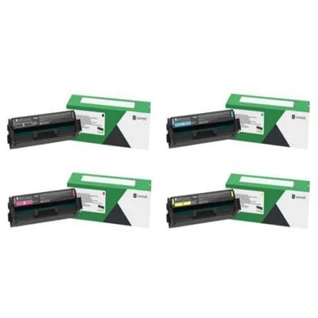 Lexmark C331H Full Set Original High Yield Toner Cartridges (4 Pack)