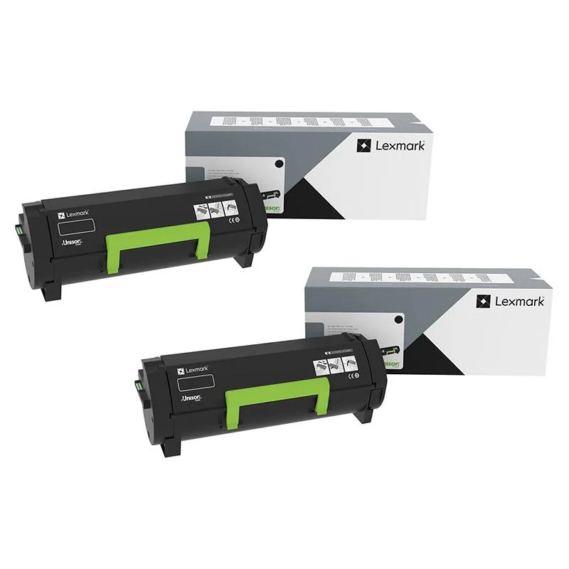 Lexmark 66S1X00 Black Original Extra High Yield Toner Cartridges Twin Pack (2 Pack)