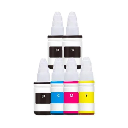 Compatible Canon GI-290 Full Set + 2 EXTRA Black Inkjet Cartridges (6 Pack)  Multipack