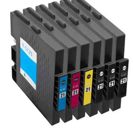 Compatible Ricoh 405532/35 Full Set + 2 EXTRA Black Inkjet Cartridges (6 Pack)  Multipack