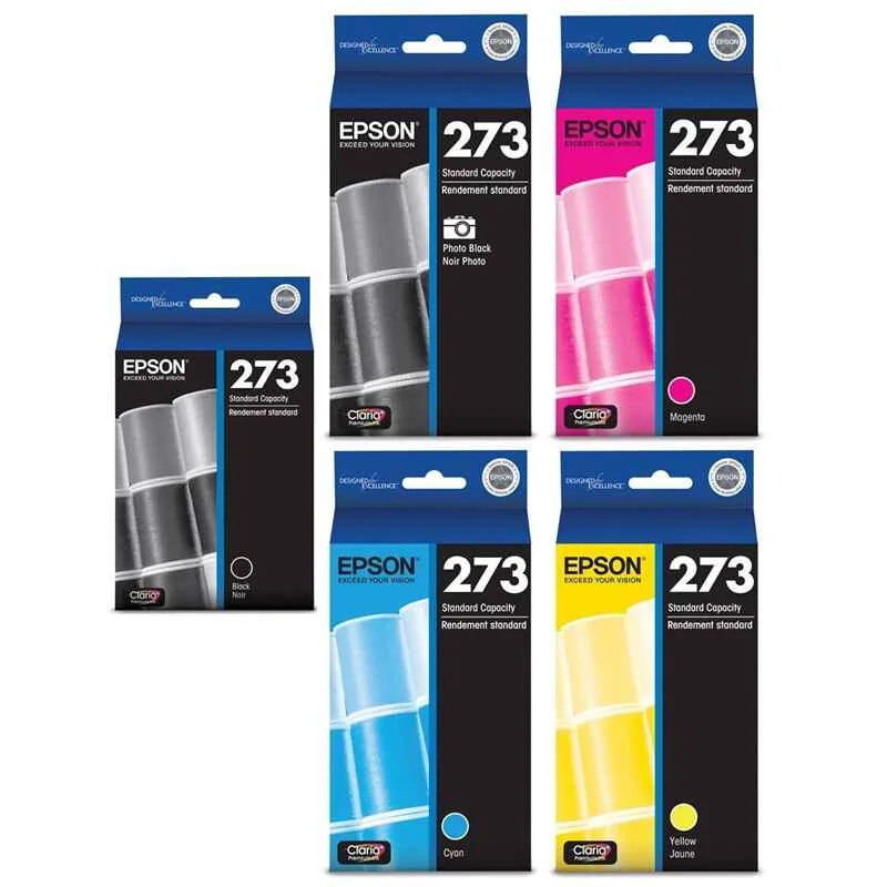 Epson 273 Full Set Original Ink Cartridges (5 Pack)