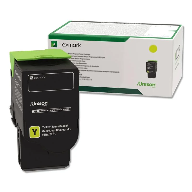 Lexmark 78C0U40 Yellow Original Ultra High Yield Toner Cartridge
