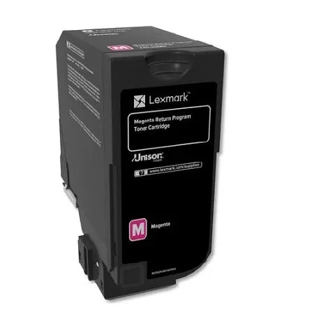 Lexmark 74C1HM0 Toner Cartridge Original Magenta
