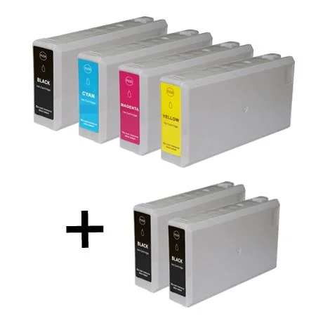 Compatible Epson 786XL 1 Full Set + 2 EXTRA Black Ink Cartridges (6 Pack)  Multipack