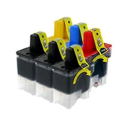 Compatible Brother MFC-215C Printer Ink Cartridges (6 Pack) -LC41BK Multipack