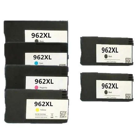 Compatible HP OfficeJet Pro 9025 Printer Ink Cartridges (6 Pack) -3JA01AN Multipack