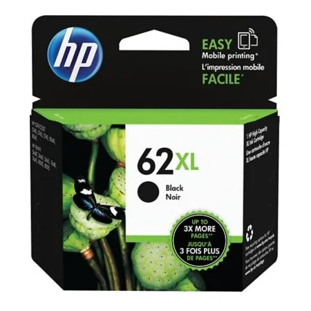 HP 62XL Black Original High Capacity Ink Cartridge (C2P05AN)
