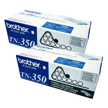 Brother TN350 Black Original Standard Capacity Toner Cartridges Twin Pack (2 Pack)