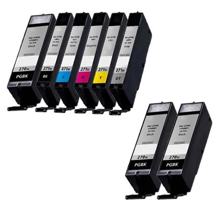 Compatible Canon PIXMA MG7720 Printer Ink Cartridges (8 Pack) -0319C001 Multipack