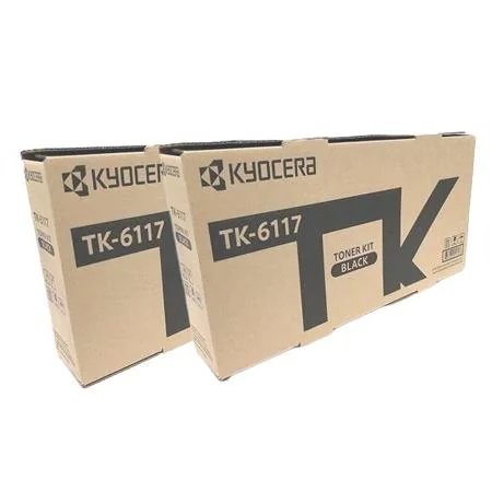 Kyocera Mita TK-6117 Black Original Toner Cartridges Twin Pack (2 Pack)