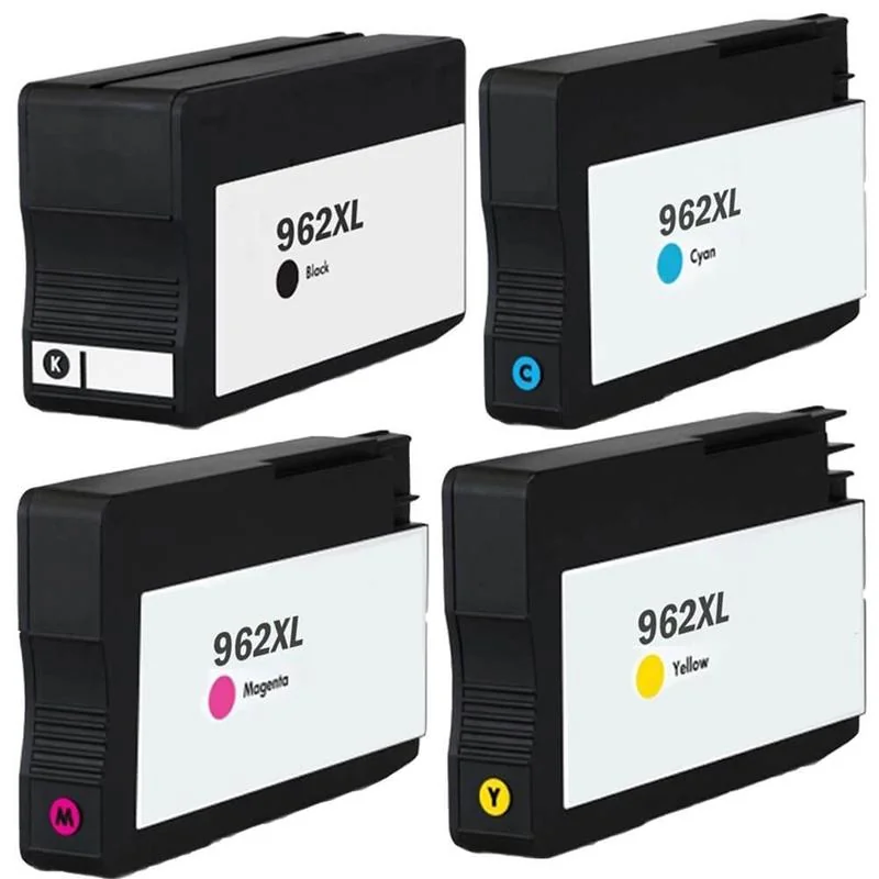 Compatible HP 962XL BK/C/M/Y Full set High Yield Ink Cartridges (4 Pack) Multipack