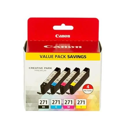 Canon CLI-271 Multipack Original Standard Capacity Ink Cartridge (4 Pack)