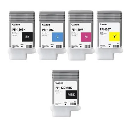 Canon imagePROGRAF TM-305 Printer Ink Cartridges (5 Pack) -2885C001 Multipack Original