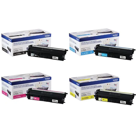 Brother HL-L8360CDW Printer Toner Cartridges (4 Pack) -TN436BK Multipack Original