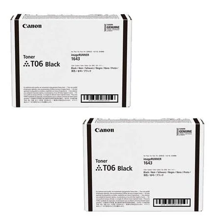 Canon T06 Original Black Toner Cartridges - Twin Pack (2 Pack)