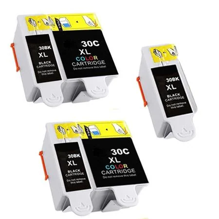 Compatible Kodak 30XL 2 Full Sets + 1 EXTRA Black Inkjet Cartridges (5 Pack)  Multipack