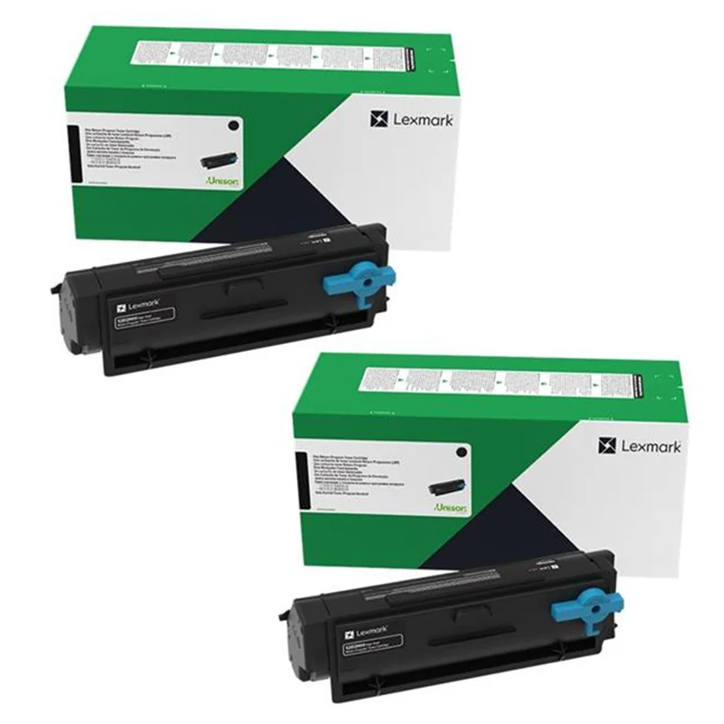 Lexmark 55B1X00 Black Original Extra High Yield Return Program Toner Cartridges Twin Pack (2 Pack)