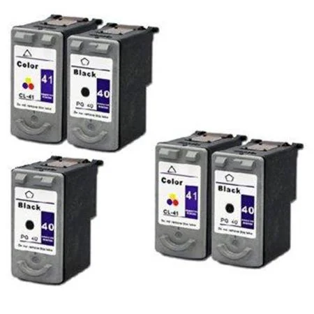 Compatible Canon PG-40/CL-41 2 Full Sets + 1 EXTRA Black Inkjet Cartridges (5 Pack)  Multipack