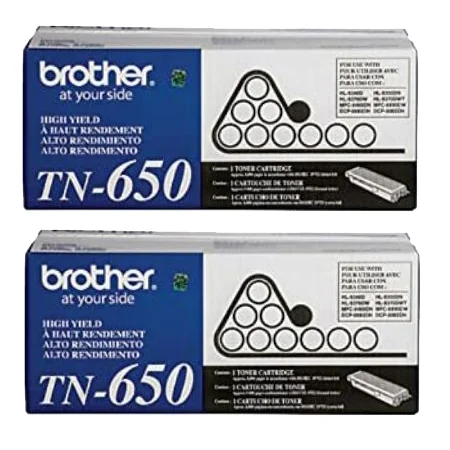 Brother MFC-8370 Printer Toner Cartridges (2 Pack) -TN650 Multipack Original