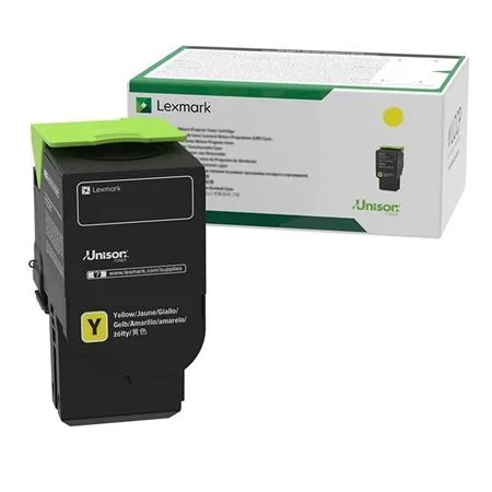 Lexmark 78C10Y0 Yellow Original Standard Capacity Return Program Toner Cartridge