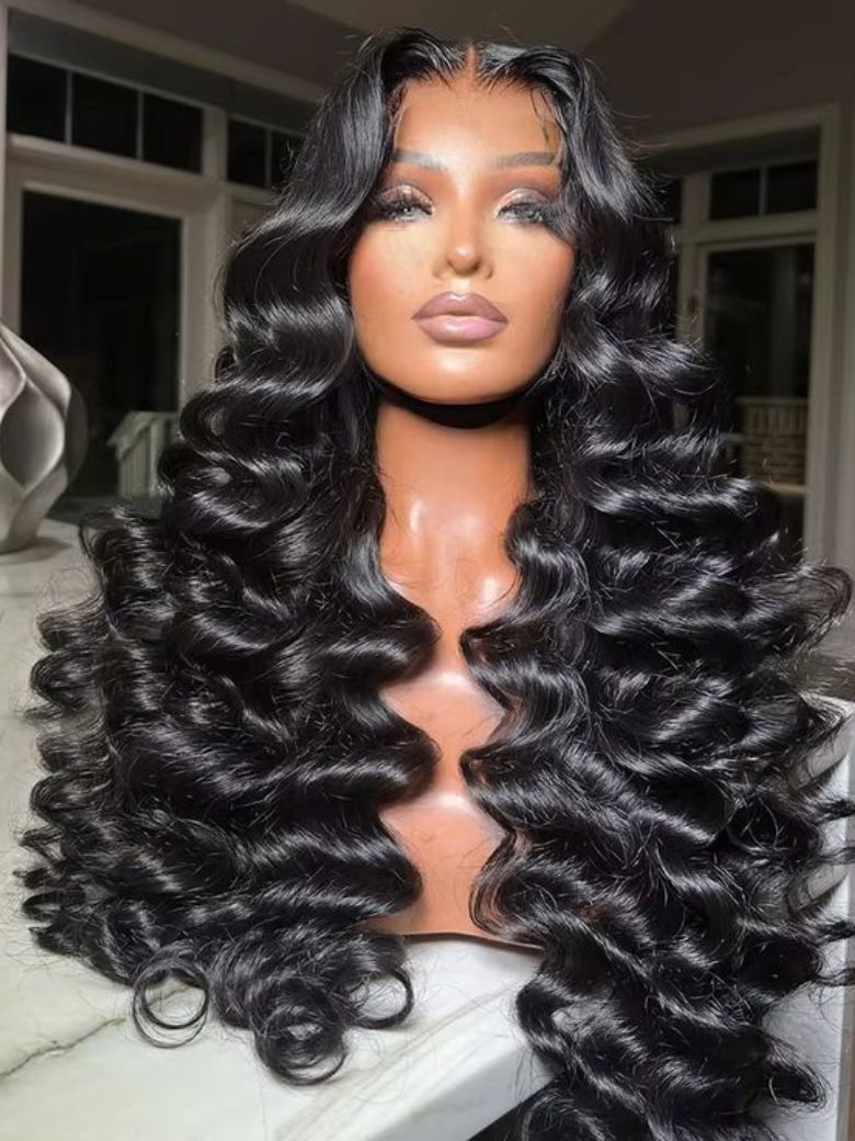 13x4 Pre-Everything™ Wig Lace Frontal Natural Black Loose Deep Wave 150% Density