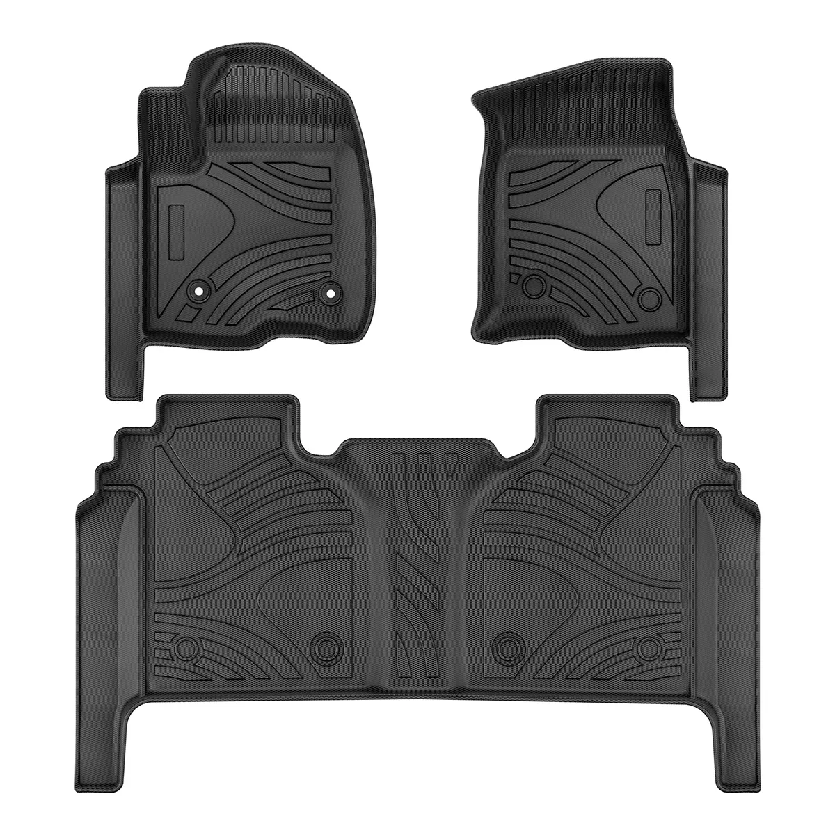Floor Mats for 2019-2026 Chevrolet Silverado 1500 / GMC Sierra 1500 & 2020-2026 Silverado/Sierra 2500HD/3500HD Crew Cab