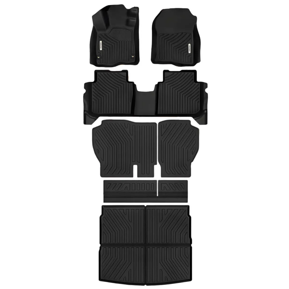 OEDRO Floor Mats for 2023-2026 Honda CRV CR-V (Include Hybrid), Custom Fit TPE All-Weather Floor Mat & Cargo Liner  Full Set