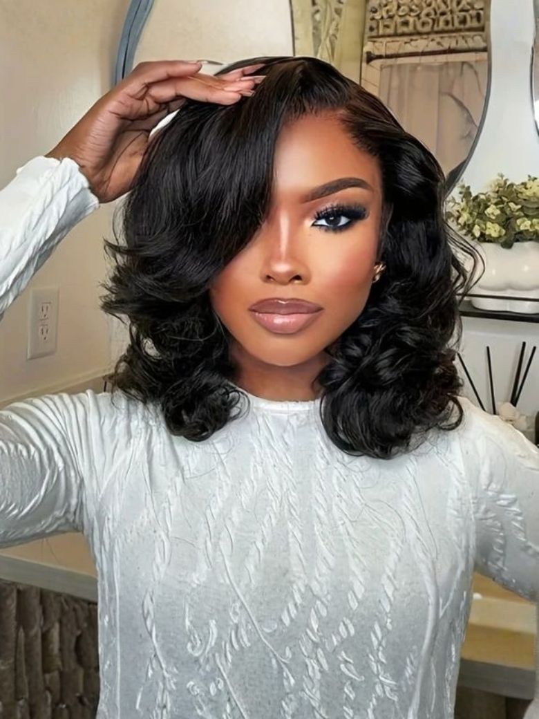 [BOGO For All] V Part & 7x5 Transparent Lace Glueless Body Wave Wig