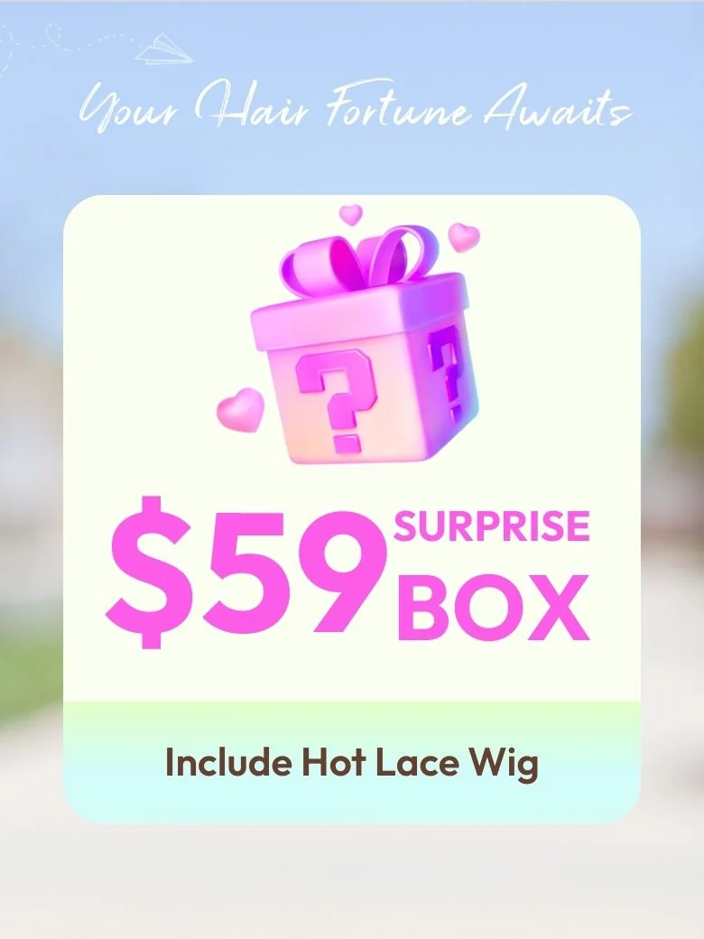 UNICE $59 Surprise Box Win Hot Lace Wig Value $199-$299