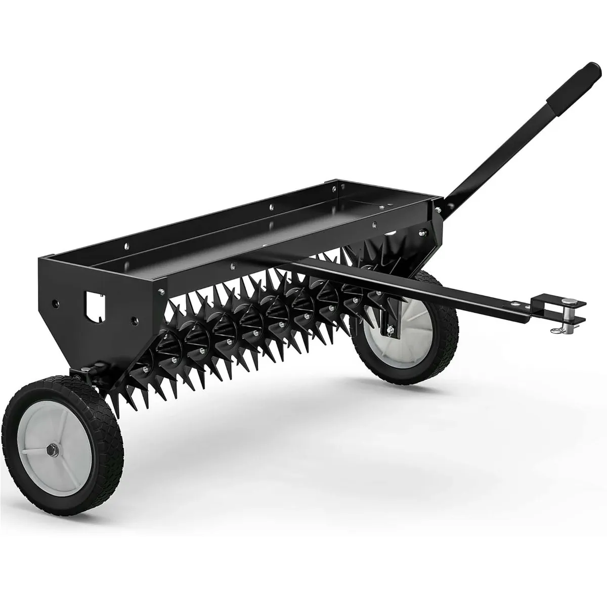 40" Tow Behind Lawn Aerator | Core Aerator for Soil with Transport Wheels | YITAMOTOR