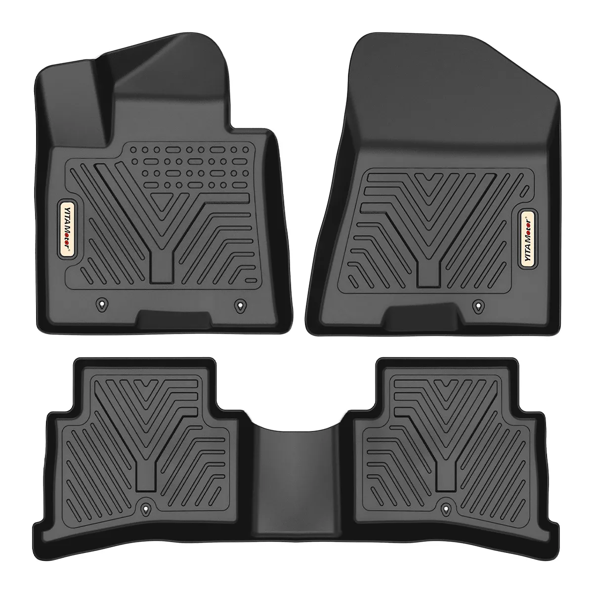 YITAMOTOR® 17-22 Kia Sportage/19-21 Hyundai Tucson Floor Mats, 1st & 2nd Row Floor Liners All-Weather Protection