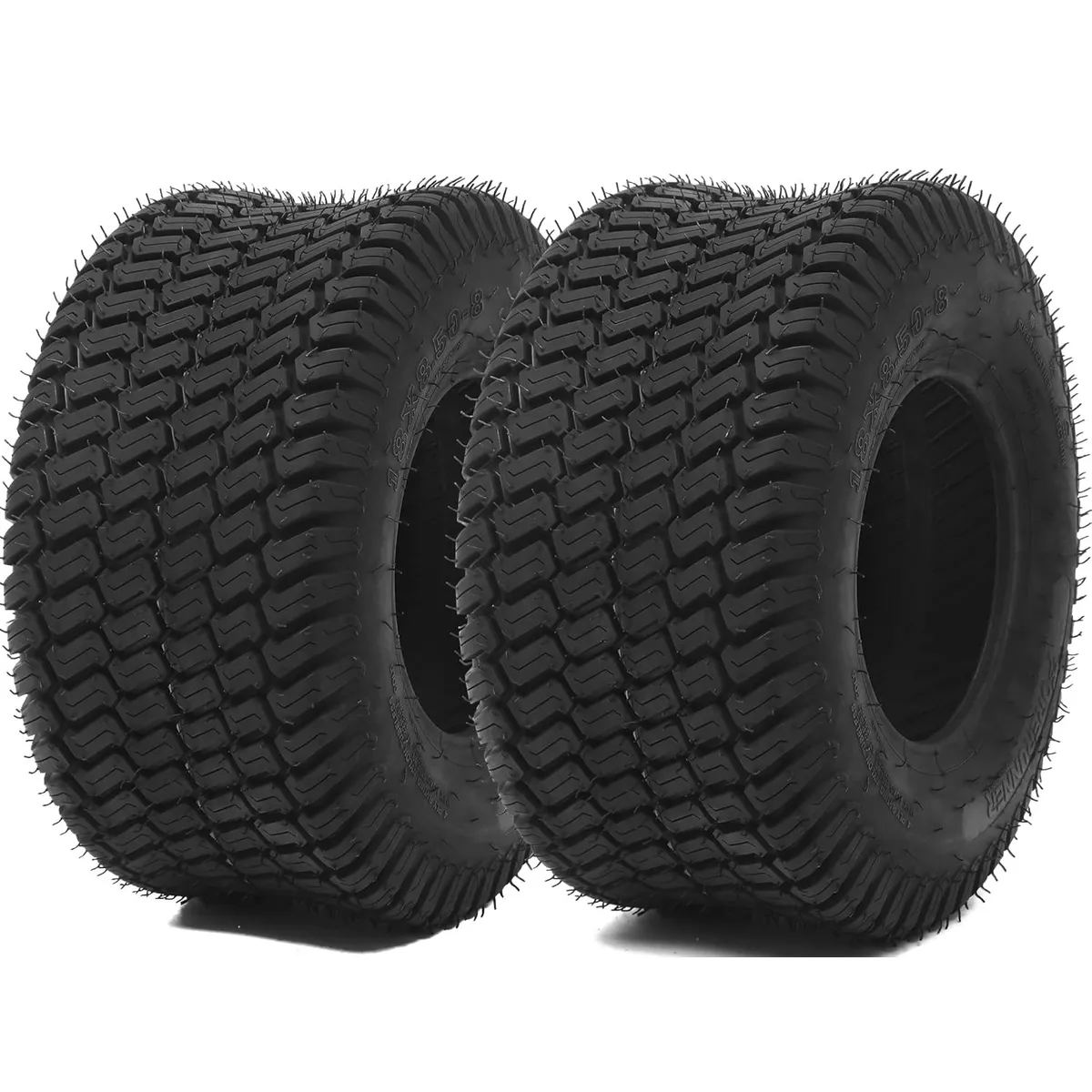 YITAMOTOR® 20x8.00-8" Lawn Mower Tires, Suitable for Lawnmowers, Motorcycles, Garden Tractors, Golf Carts, and Farm Equipment, 4Ply, Set of 2