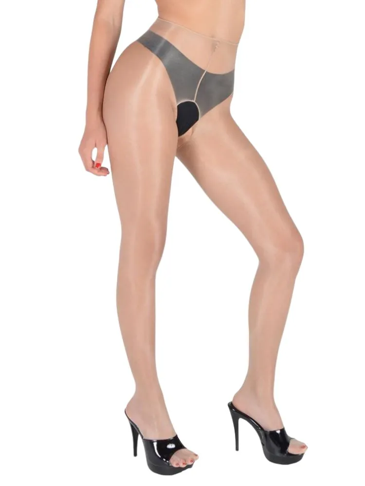 Pearl & Poseidon Alexandria Crotchless Tights