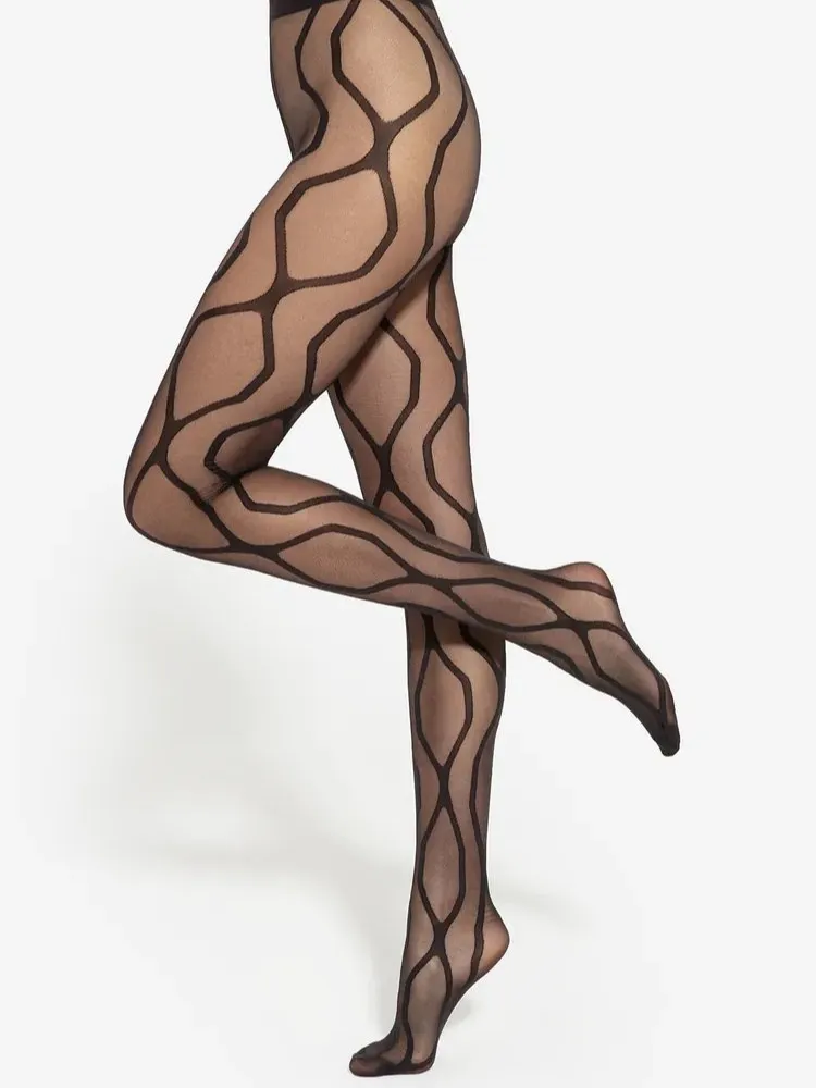 Gatta Modern Geometric Pattern Tights
