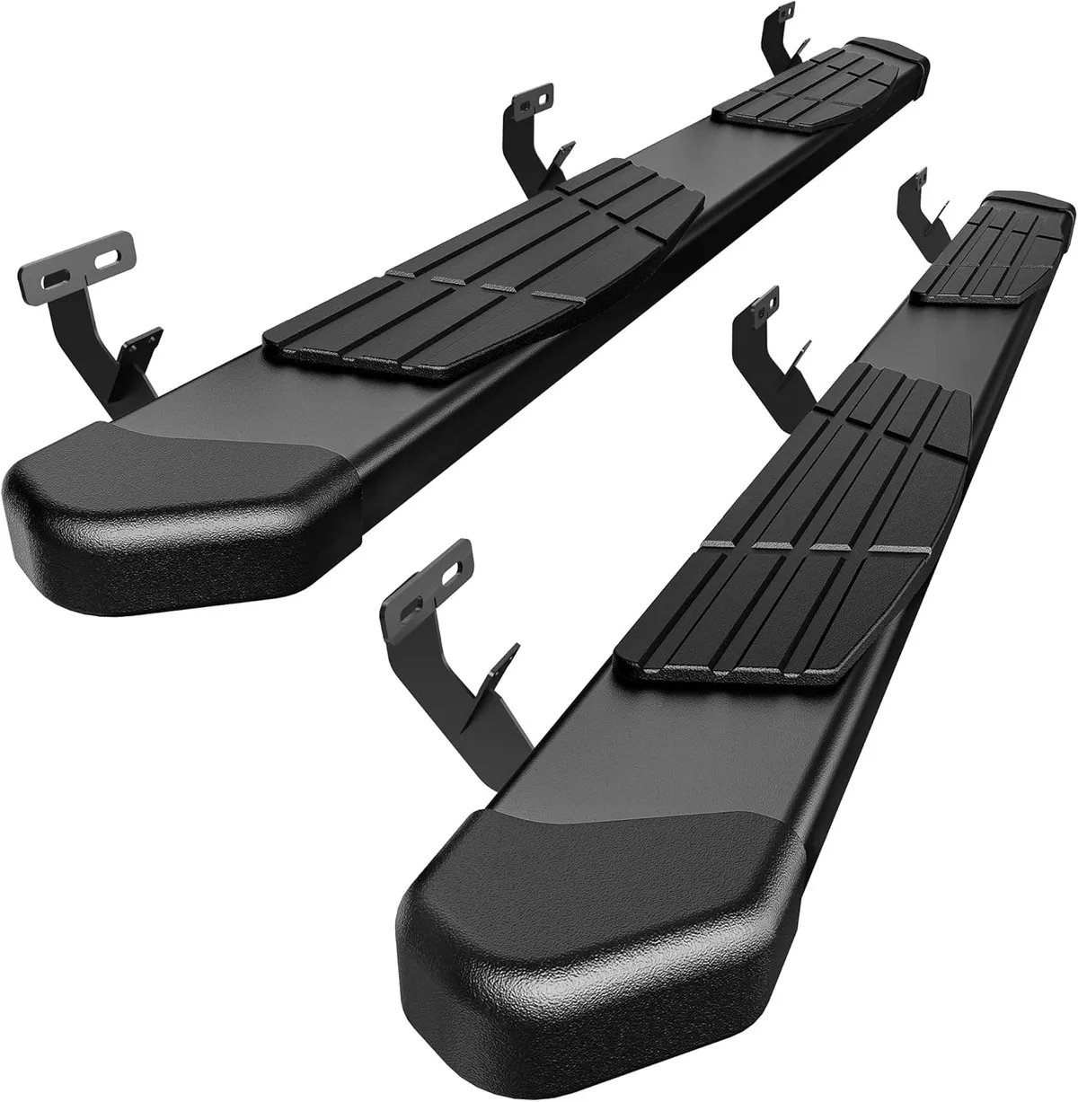 YITAMOTOR 6" Black Running Boards for 2009-2024 Ram 1500 Crew Cab & 2010-2026 2500/3500 | Nerf Bars & Side Steps