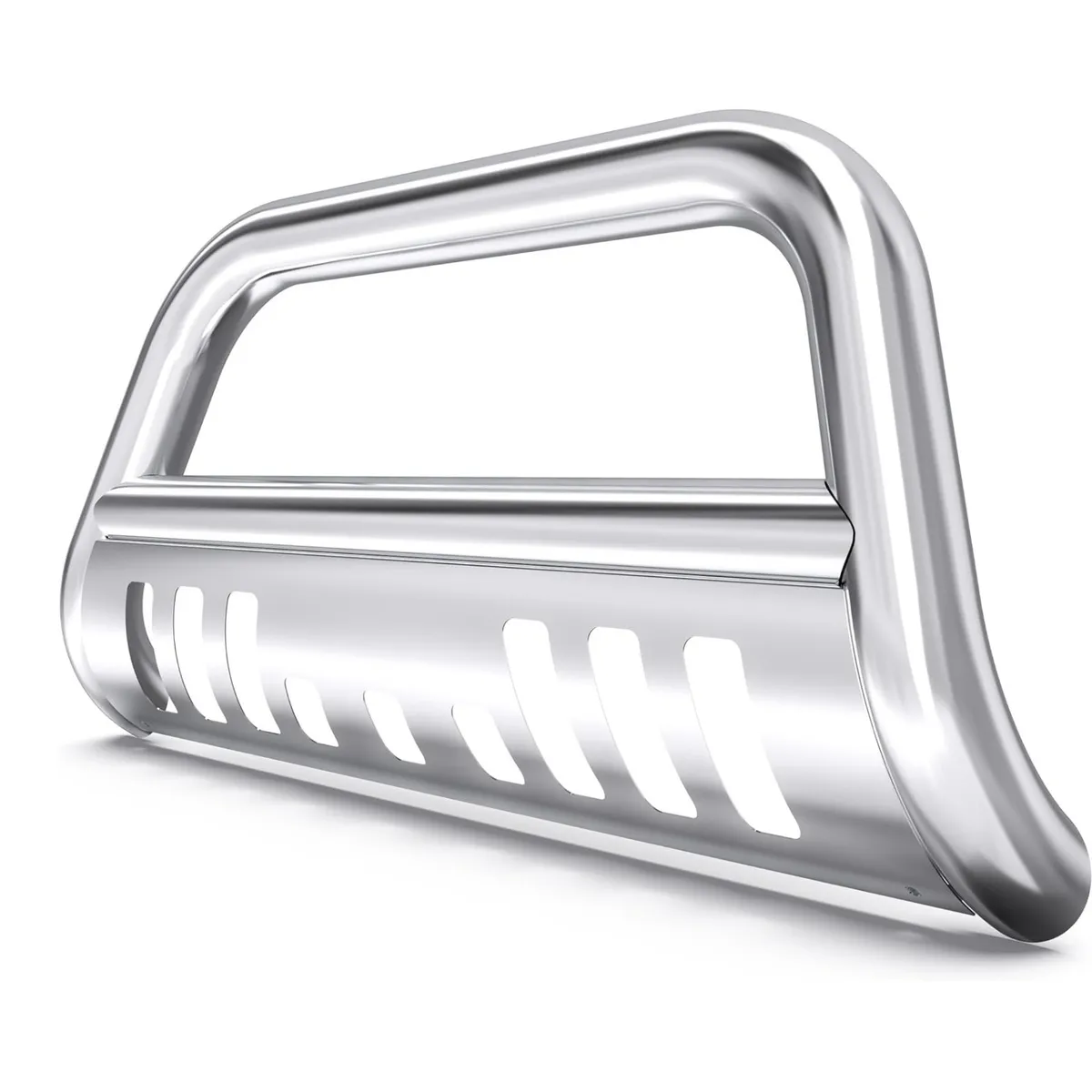 YITAMOTOR® Bull Bar Compatible with 2016-2023 Toyota Tacoma (Excludes TRD Models), 3" Tubing Brush Guard Pickup Truck Front Bumper Push Bar w/Grille S