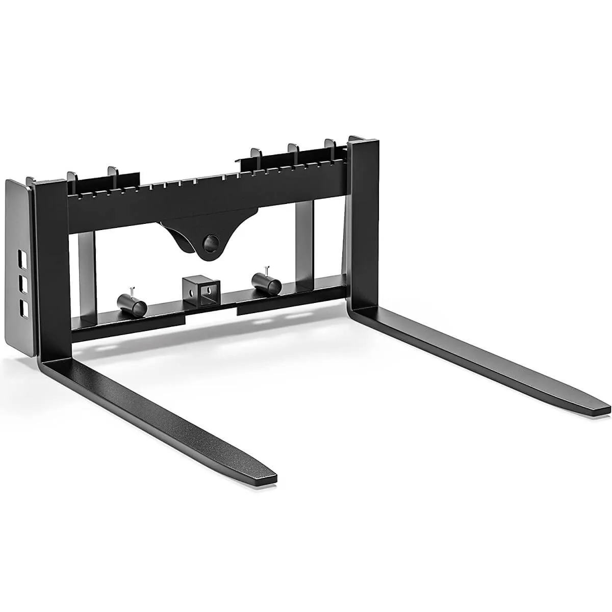 YITAMOTOR® 48" 4000lbs Skid Steer Pallet Fork Quick Attach W/Receiver Hitch & Spear Sleeves