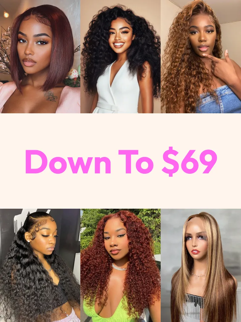 6 Styles Of 13x4 Lace Front Wigs Can Be Made Into Any Style And A Natural Hairline