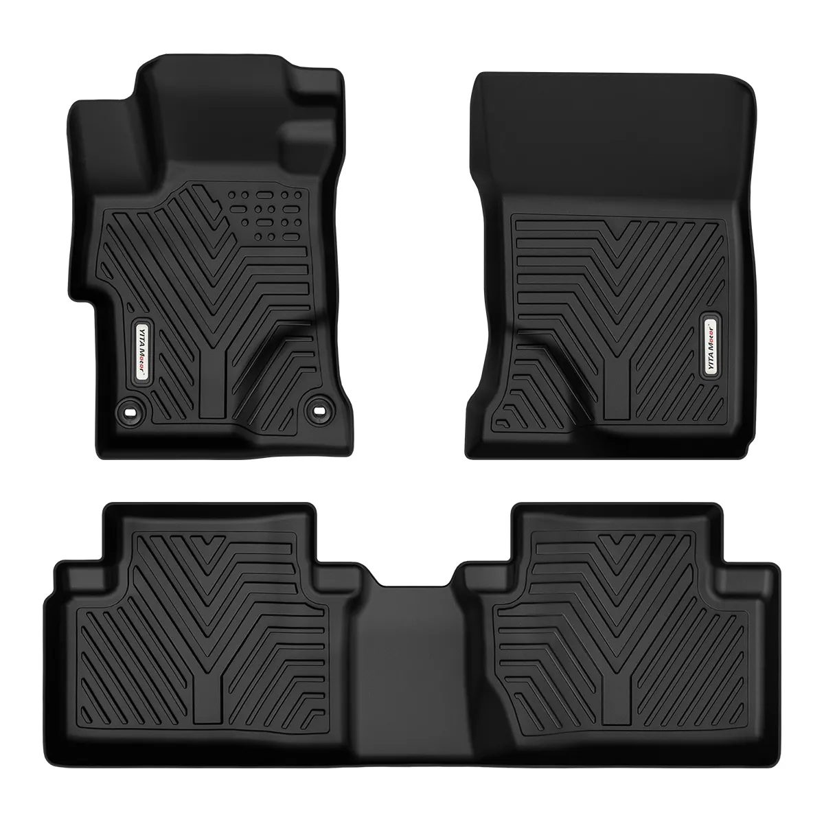 YITAMOTOR® 2012-2015 Honda Civic Floor Mats, Black All-Weather Custom Fit