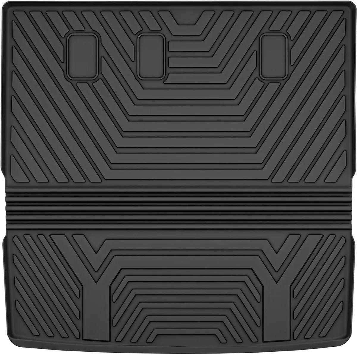 YITAMOTOR® Cargo Trunk Liner Compatible with 2023-2025 Honda Pilot, Cargo Mat with Backrest Mat Behind 3rd Row Back Seat Protector, All Weather Custom