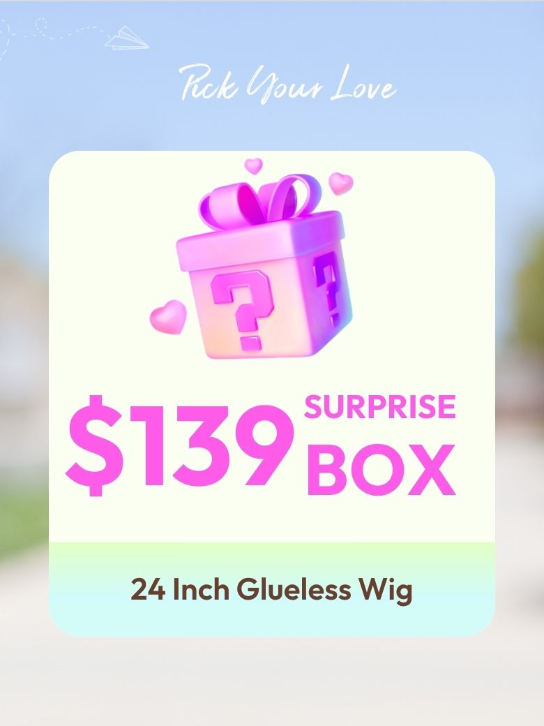 UNICE $139 Surprise Box Win 24 Inch Glueless Wig Value $399-$499