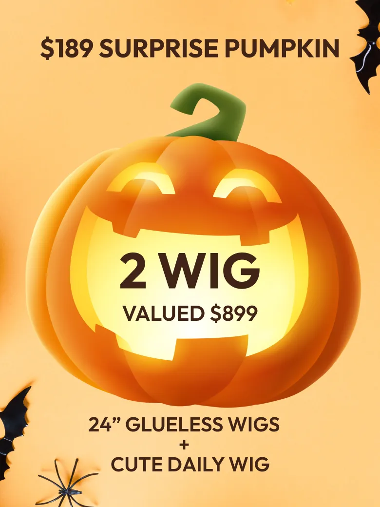 [2 wigs]UNICE $189 Lucky Black Box - Value $899