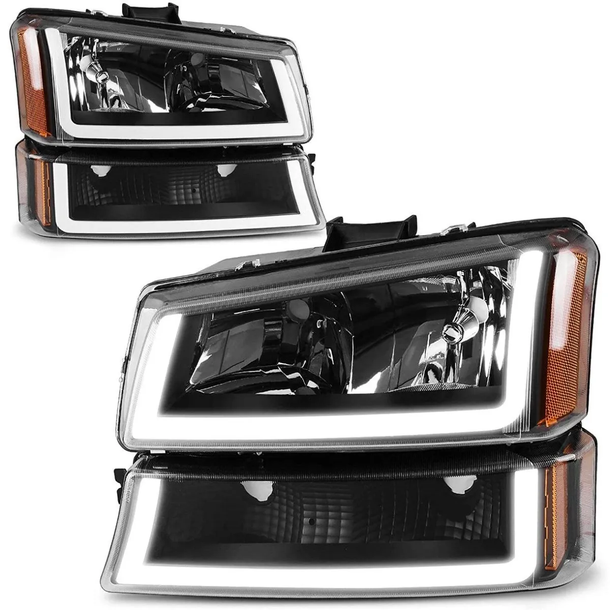 YITAMOTOR® 2003-2006 Chevy Silverado W/ LED DRL Headlights