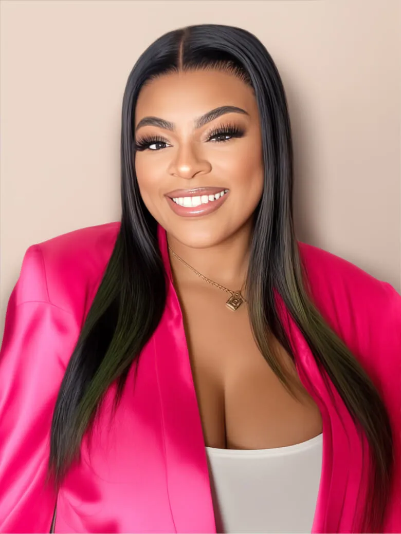 UNice 13x4 Lace Front Blue Green Ombre Mermaid Melt Body Wave Wig