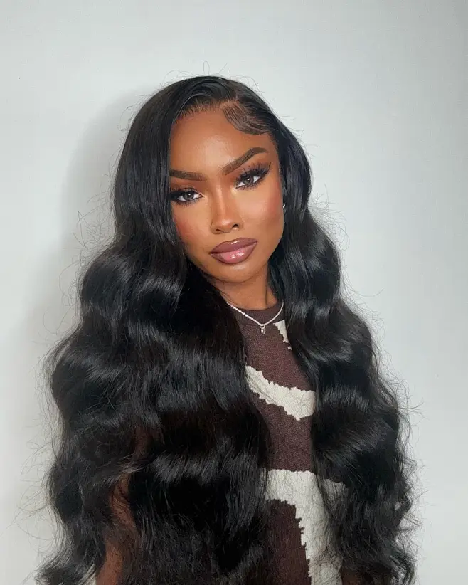 7x5 Glueless Bye-Bye Knots Body Wave Wig Pre Cut Lace Pre Plucked Hairline Put On and Go Wig